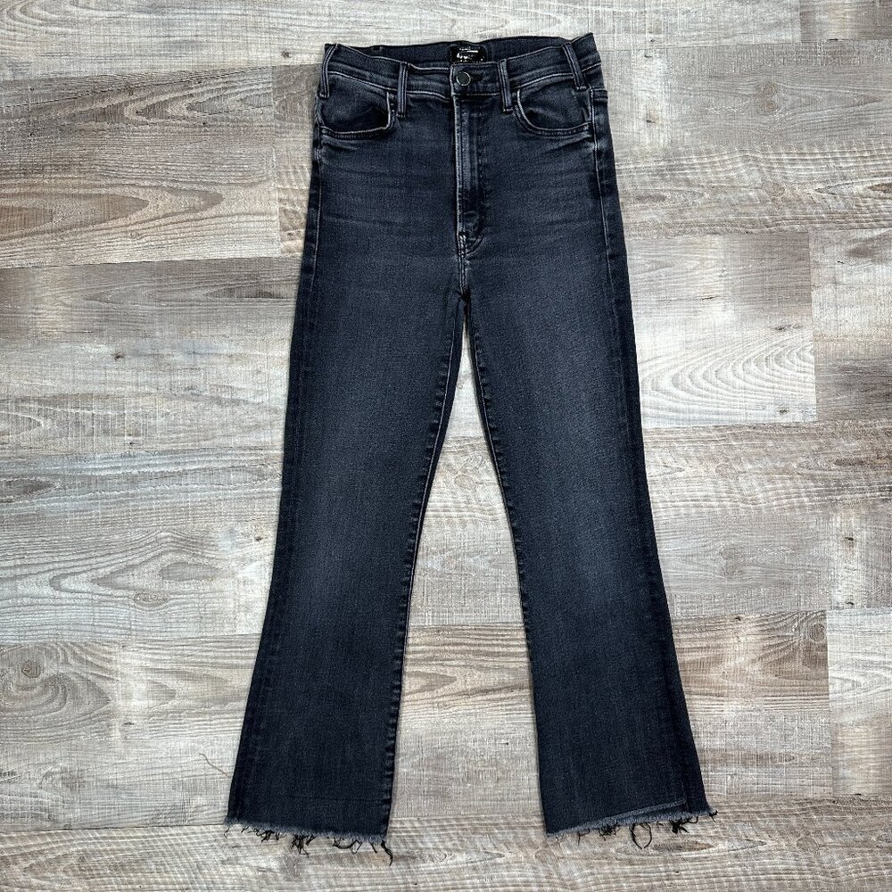 Mother The Hustler Ankle Fray Jeans Encounters At Night Women's Sz 27 x 26"